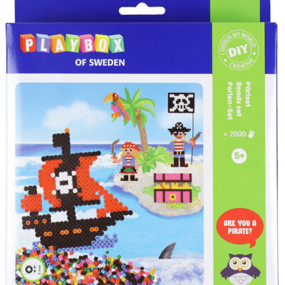 Playbox Perlesæt - 2000 stk. - Pirater