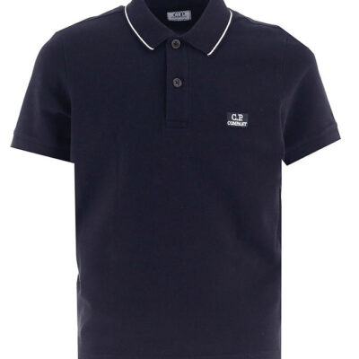 C.P. Company Polo - Total Eclipse Blue m. Hvid