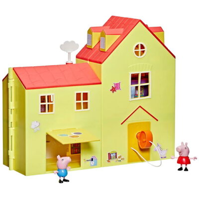 Gurli Gris stort familiehus med 3 figurer og tilbehør - 7,5 cm figurer