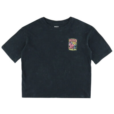 Roxy T-Shirt - Eve Oversize - Anthracite m. Print