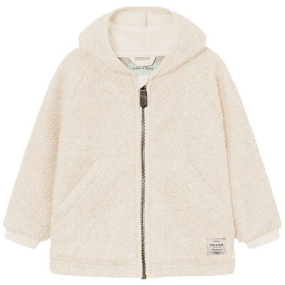 Mini A Ture Fleecejakke - MatLiff - Angora Cream
