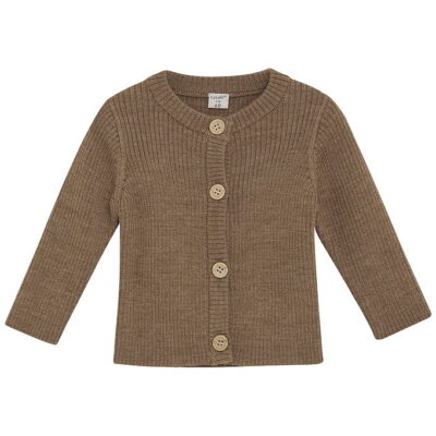 CeLaVi Cardigan - Uld - Cocoa Creme