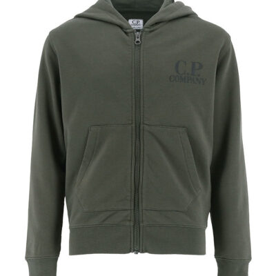 C.P. Company Cardigan - Grape Leaf Green m. Solbriller