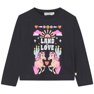 Billieblush Bluse - Sort m. Print