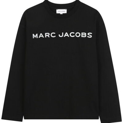 Little Marc Jacobs Bluse - Sort m. Logo