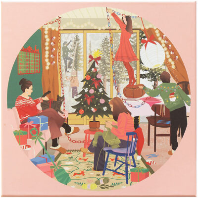 Vissevasse Puslespil - 1000 Brikker - 65x65cm - A Day In Decembe