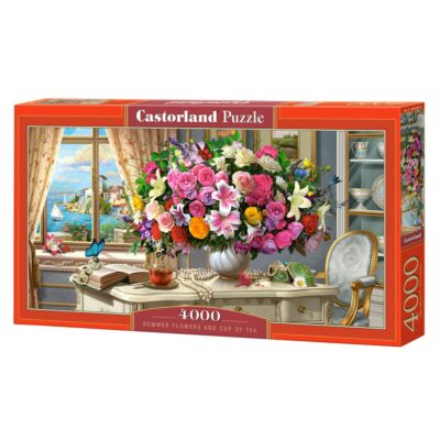 Puslespil med blomster - 4000 brikker
