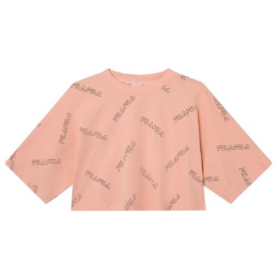 Fila T-shirt - Jamilia Cropped - Coral Cloud