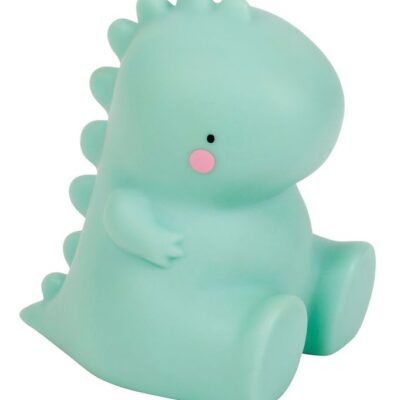 A Little Lovely Company Lampe - 12,5 cm - T-Rex - Grøn