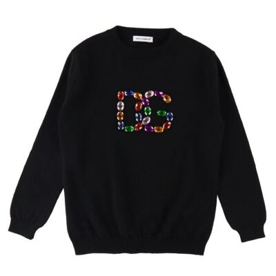 Dolce & Gabbana Bluse - Uld - Light Therapy - Sort m. Sten