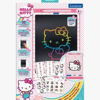 Hello Kitty Tegnetablet 10" med Stencilskabeloner