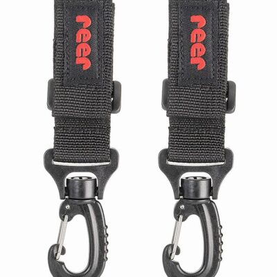 Reer - Clip&Go Taske Kroge - Black - 9.6 x 2 x 19.5 cm