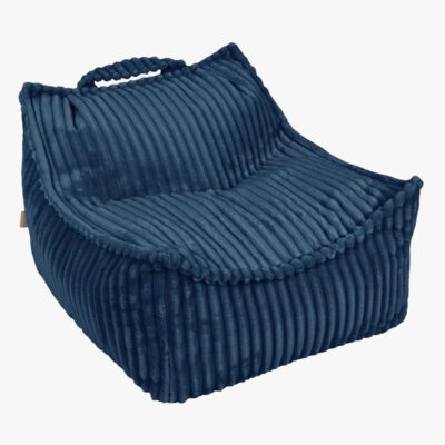 Meowbaby Churros Sækkestol, Midnight Blue, Børnemøbler, Indretning børneværelse