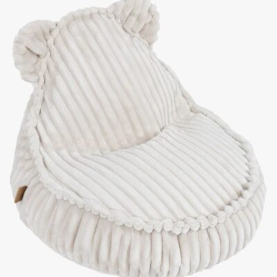Meowbaby Churros Sækkestol Teddy, Cotton Candy White, Børnemøbler, Indretning børneværelse