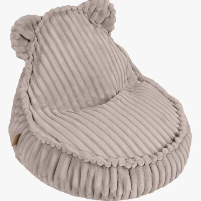 Meowbaby Churros Sækkestol Teddy, Pebble Beige, Børnemøbler, Indretning børneværelse