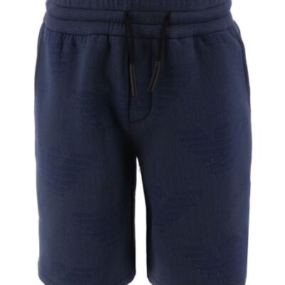 Emporio Armani Shorts - Navystribet m. Logoer