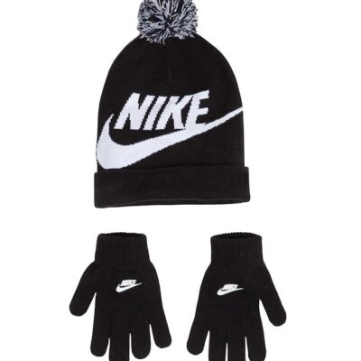 Nike Hue/Handsker - Strik - Swoosh - Sort