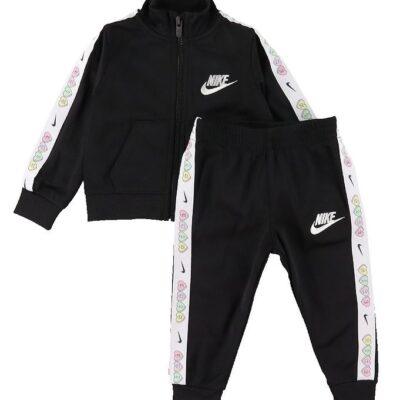 Nike Træningssæt - Cardigan/Bukser - Taping - Sort