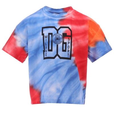 Dolce & Gabbana T-Shirt - Eden - Blå/Rød