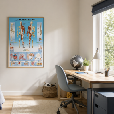 Plakat: The human body - Str. 60x90 cm.