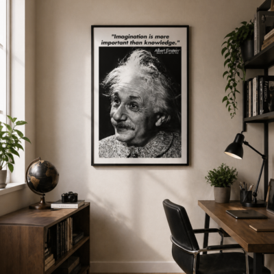 Einstein - plakat - Imagination
