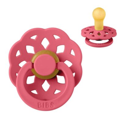 BIBS Rund Boheme Sut - Str. 1 - Naturgummi - Coral
