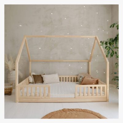 Minitude ARTHUR Junior-/Montessori-seng 140x200, Natur