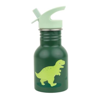 A Little Lovely Company Enkeltlags Ståldrikkedunk - 350ml - Dinosaurs