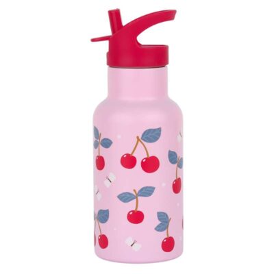 A Little Lovely Company Termo Ståldrikkedunk - 350ml - Cherries