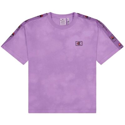 Champion Fashion T-Shirt - Lilla m. Logo