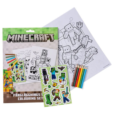 Minecraft Farvesæt - 15 Dele