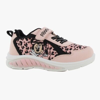 Disney Minnie Mouse Blinkende Sneakers, Old Pink/Black, 32