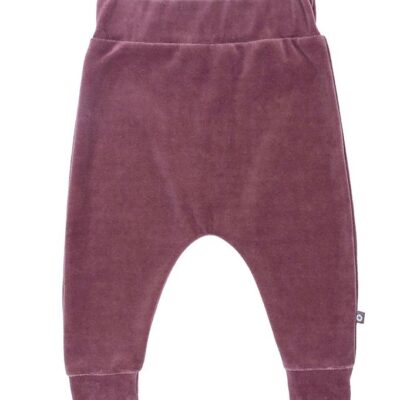 Smallstuff Velourbukser - Dark Rose