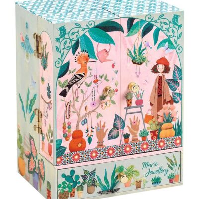Djeco Smykkeskrin m. Musik - Træ - Musik Box