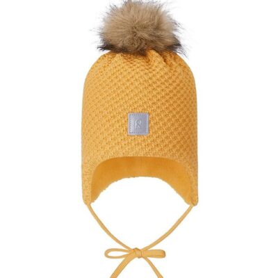 Reima Hue m. Fleece - Uld/Polyester - Murmeli - Amber Yellow m.
