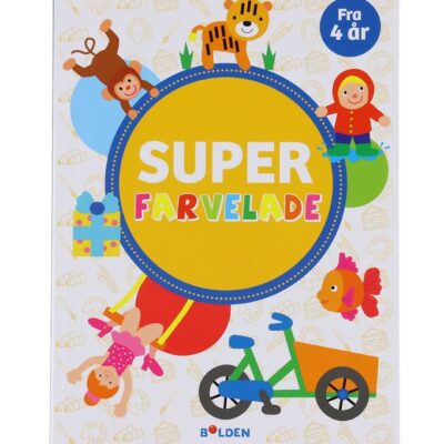 Forlaget Bolden Malebog - Super Farvelade - Dansk