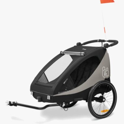 Hauck Dryk Duo Plus Cykelanhænger, Black