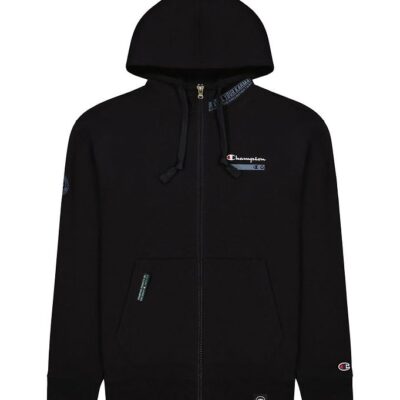 Champion Fashion Cardigan - Sort m. Logo