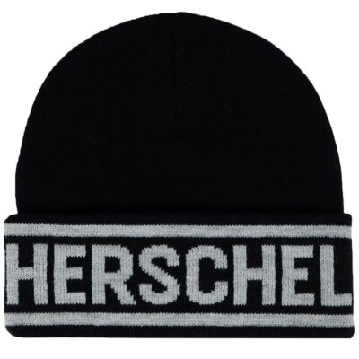Herschel Hue - Strik - Elmer - Black/Heather Light Grey