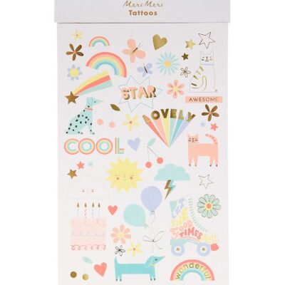 Meri Meri Tatoveringer - Large Summer Icon