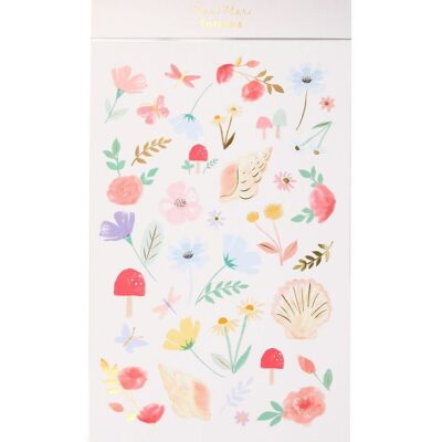 Meri Meri Tatoveringer - Large - Floral