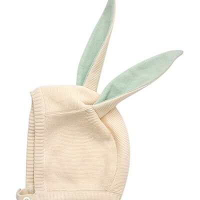 Meri Meri Babyhjelm - Blue Bunny Baby Bonnet