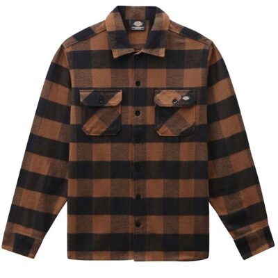 Dickies Skjorte - Sacramento - Brun m. Tern