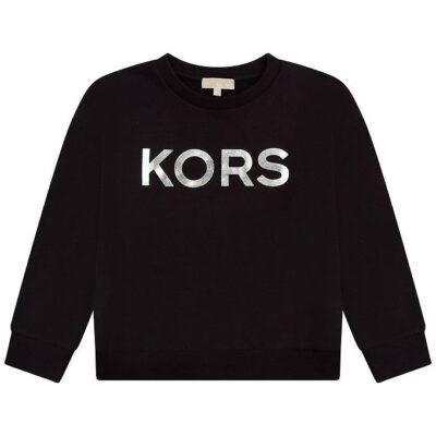 Michael Kors Sweatshirt - Sort m. Sølv