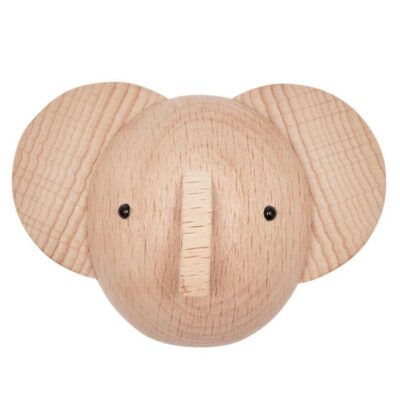 OYOY Knage - 5,4x7,4x6,4 cm - Mini - Elefant - Natur