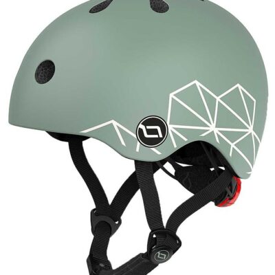 Scoot and Ride Cykelhjelm - Green Lines