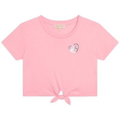 Michael Kors T-shirt - Cropped - Washed Pink