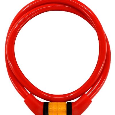 Crazy Safety Kodelås - 60 cm - Rød