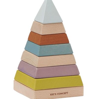 Kids Concept Stabletårn - Plocktorn Pyramid - Neo - Multi