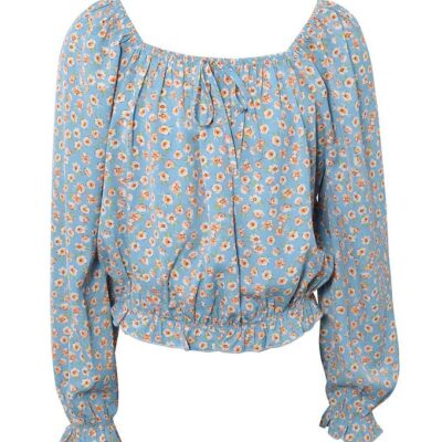 Hound BLuse - Flower - Sky Blue
